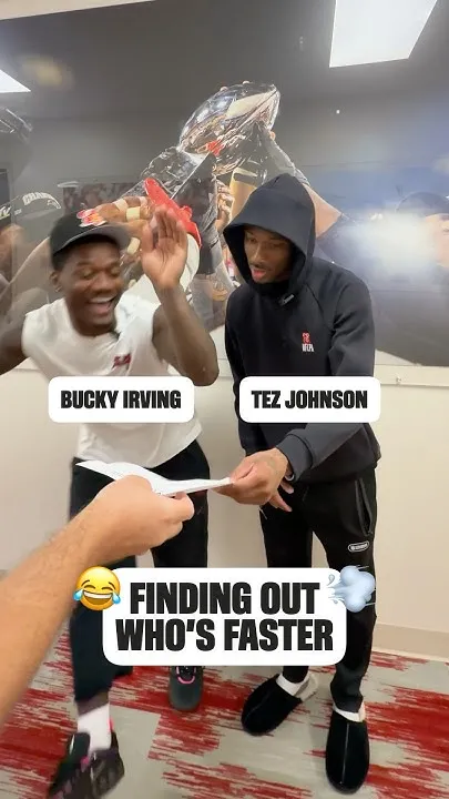 We definitely need a Bucky  Tez race now  #PITvsTB Oct. 18 @ 1 p.m. ET on CBS #buckyirving (Video)