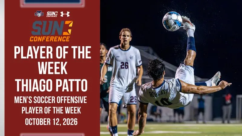 Patto Named Sun Conference Offensive Player of the Week