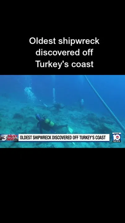 Oldest shipwreck discovered off Turkey's coast (Video)