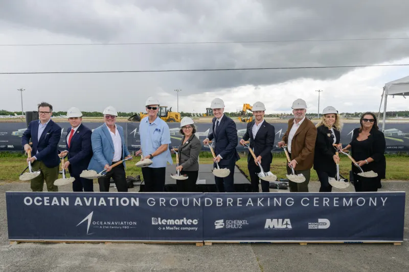 Ocean Aviation breaks ground on flagship campus at Miami Executive Airport