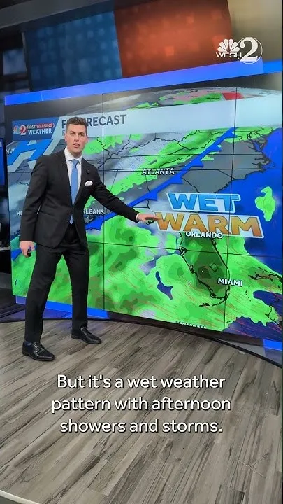 Cooler temps, gusty winds and some rain this weekend in Central Florida (Video)