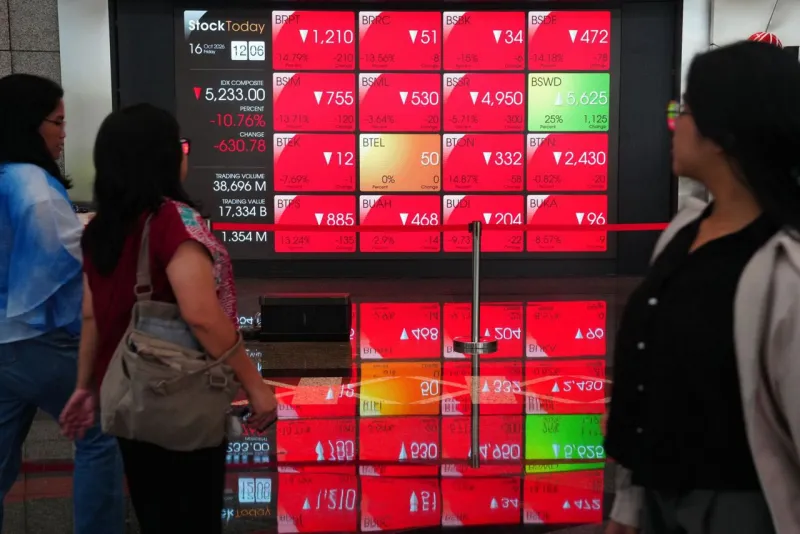 Stocks rebound after tech sell-off and Indonesia shares sink on market downgrade warning