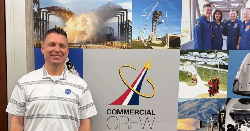 He's a numbers cruncher for NASA responsible for $1.4 billion annually