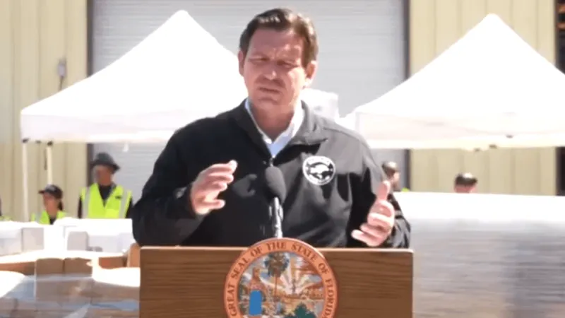 WATCH LIVE: DeSantis speaks from Milton on Hurricane Isaias recovery
