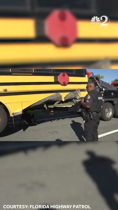 Police officer seriously hurt after crashing into school bus in Marion County, officials say (Video)