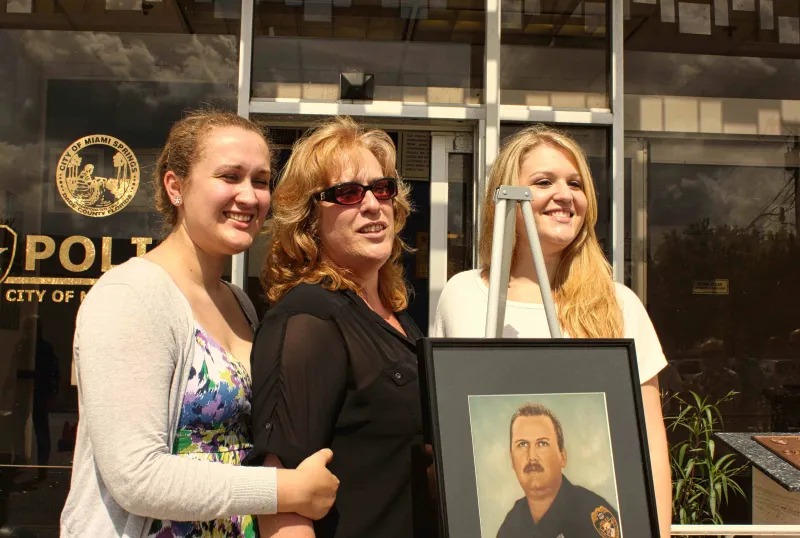 Daughters of slain Miami Springs cop to hear dad's voice for first time