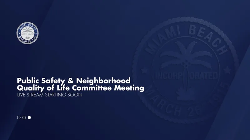 Public Safety and Neighborhood Quality of Life 10.21.26 (Video)