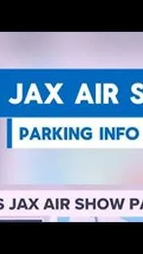 Going to the NAS JAX Air Show? Here's the info on parking (Video)