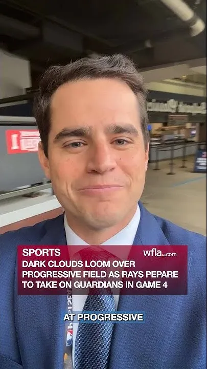 Dark clouds loom over Progressive Field as Rays prepare to take on Guardians in Game 4 (Video)