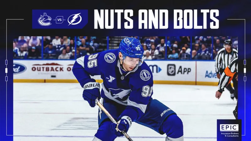 Nuts & Bolts: Vancouver in town for an early puck drop
