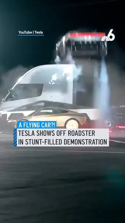 Tesla unveils highly anticipated Roadster that can fly through the air (Video)