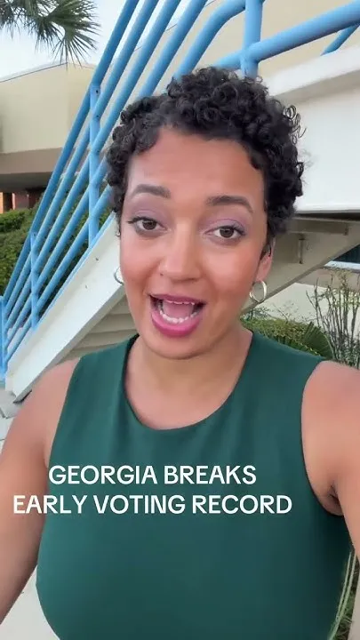 Georgia voters break early voting record (Video)