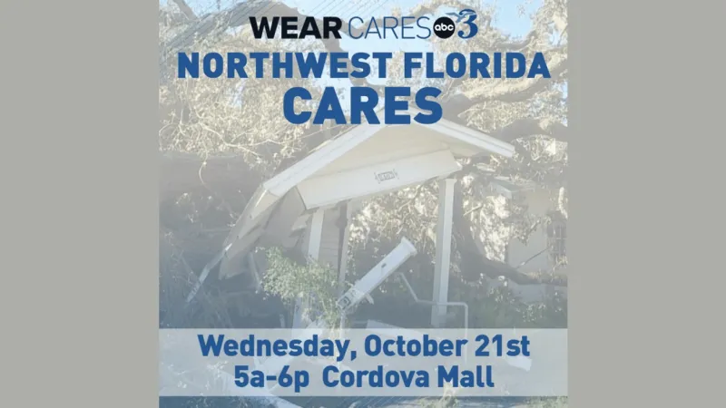 Northwest Florida Cares hurricane relief drive set for Oct. 21 at Cordova Mall