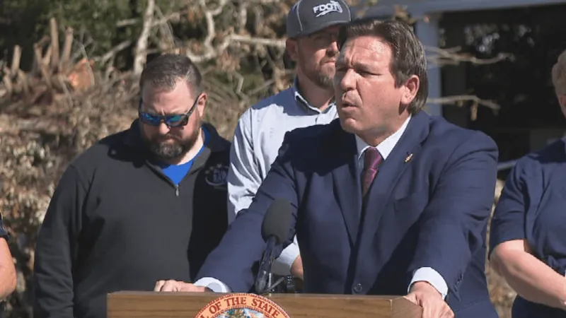 DeSantis Responds to Hurricane Isaias Recovery Criticism in Milton