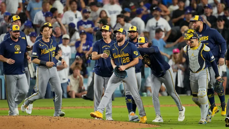 Brewers sweep the Dodgers in the NLCS to reach the World Series for the first time since 1982