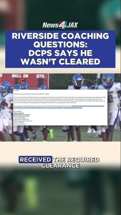 Parents seek answers after DCPS says Riverside football coach was not cleared to work with students (Video)