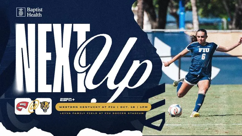 Women's Soccer to Welcome Western Kentucky to the 305 on Sunday Afternoon