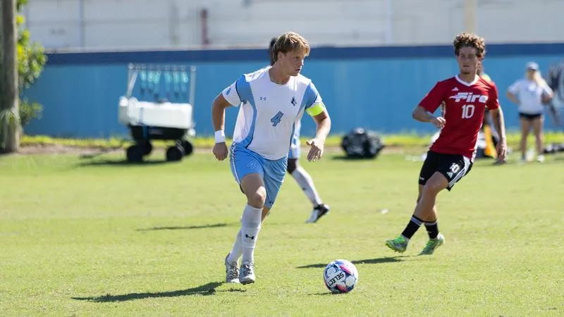 Boomkens Records Two Goals and an Assist in Men's Soccer Win Over SCAD Bee's