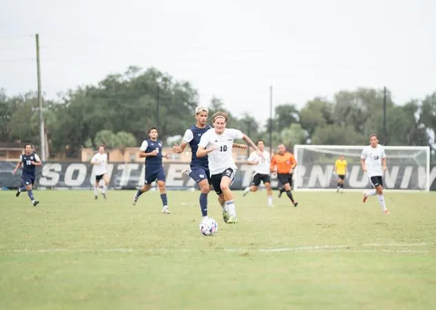 Men's Soccer Holds Off New College for 4-3 Victory
