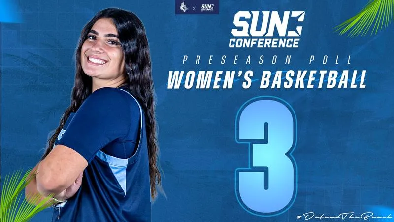Women's Basketball Slotted Third in 2026-27 Sun Conference Preseason Poll