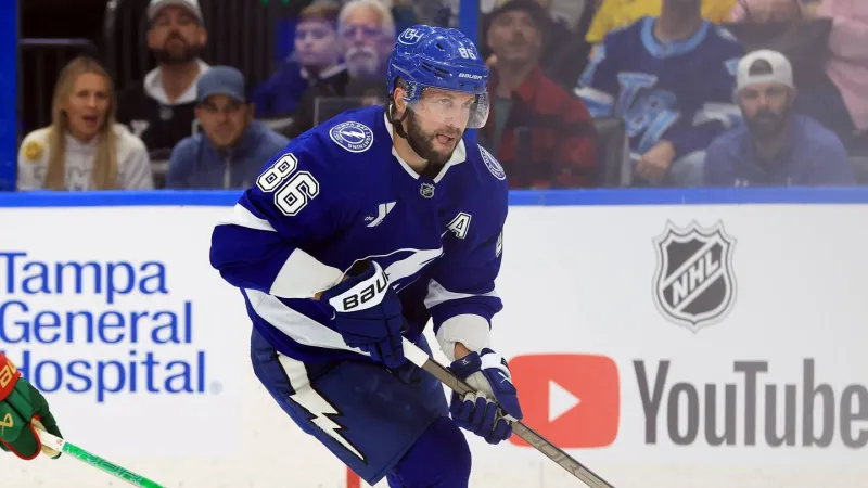 Nikita Kucherov's multi-goal game puts him on the cusp of Lightning record