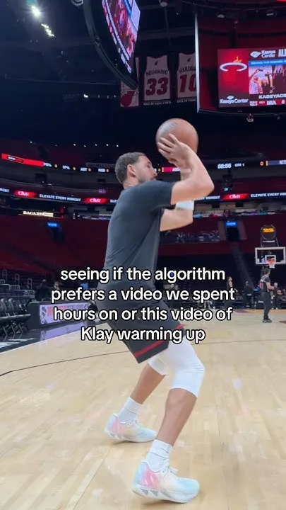 Will the algorithm choose this Klay Thompson clip?  (Video)