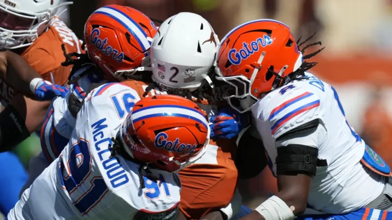 Tramell Jones Jr. leads Florida to 27-24 upset win over No. 7 Texas in first career start