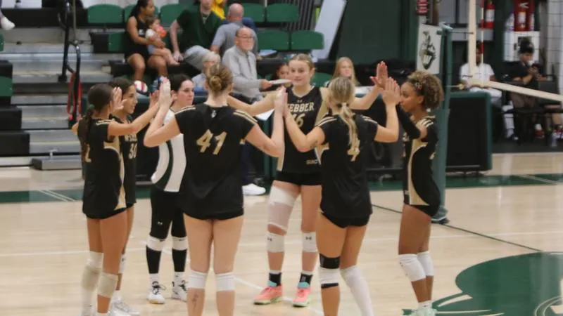 Webber Volleyball Battles Back to Earn Five-Set Victory Over Keiser