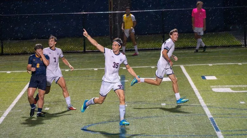 Le Guillou Scores Game-Winning Goal with Eight Seconds Left in Men's Soccer's Win Over Warner