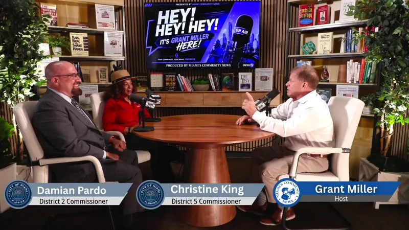 Miami Commissioners Damian Pardo and Christine King | Grant Miller Here!