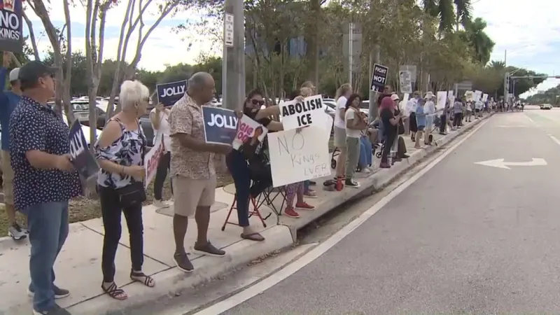 South Florida protesters join nationwide 'No Kings' day of action ahead of midterm elections