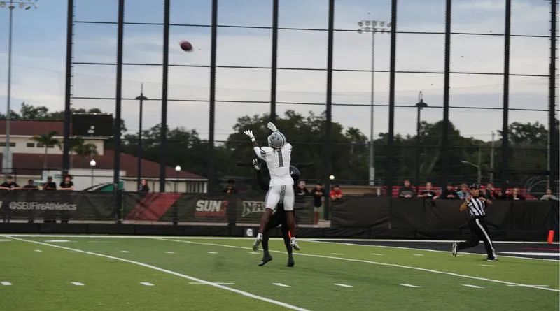 Warriors Fall to No. 22 Southeastern Despite Johnson's Kickoff Return Touchdown