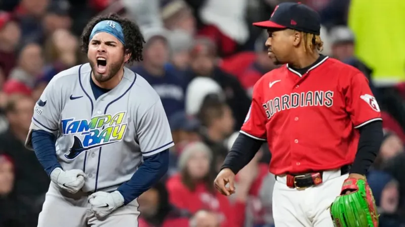 Rays capitalize on Guardians errors, win 7-3 to tie ALCS at 2-2