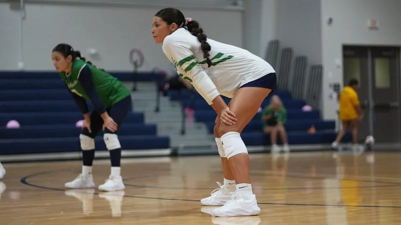 Volleyball Burned by Fire