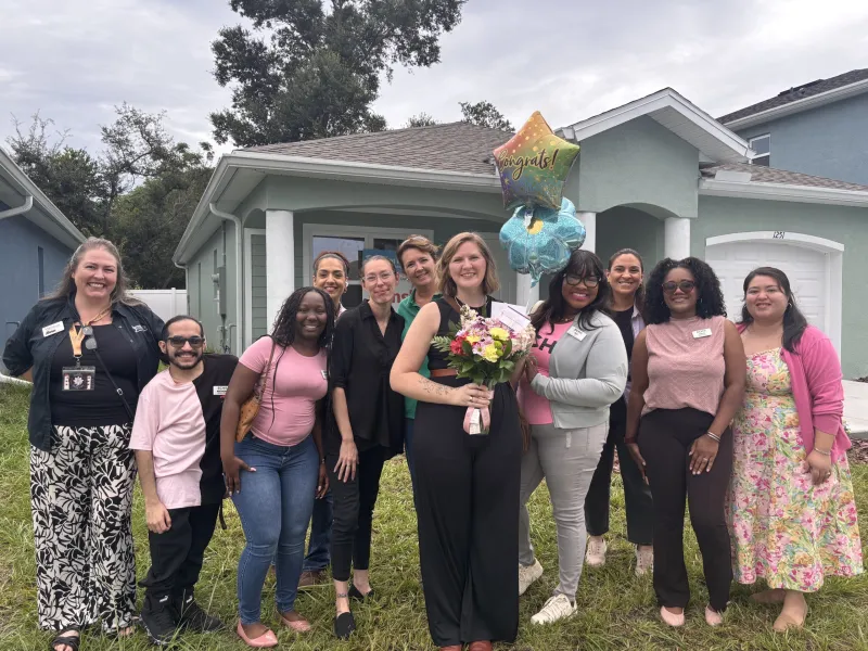 A Place To Call Home: Savanna Thompson Receives Habitat Keys