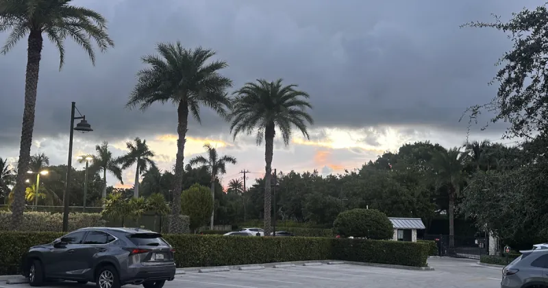 Wet start to Key Biscayne's weekend