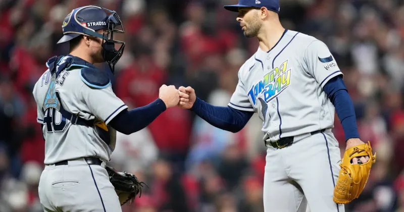 Rays pitcher Nick Martinez shuts down Guardians in Game 4 of ALCS to help even series