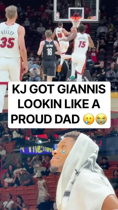 Giannis' reaction says it all  (Video)