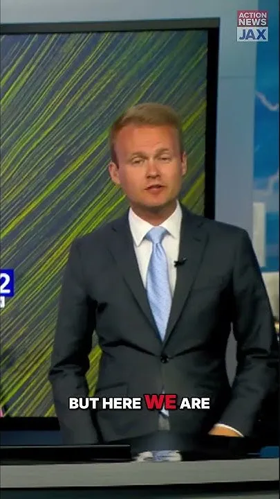 Jacksonville Weather Alert: 40 MPH Gusts and Cooler Temps Today #shorts (Video)
