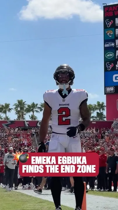 FIRE THE CANNONS  : #PITvsTB on CBS #emekaegbuka #touchdown #celebration #buccaneers #nfl (Video)