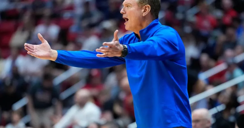 After brief retirement, Self is back for another year at Kansas