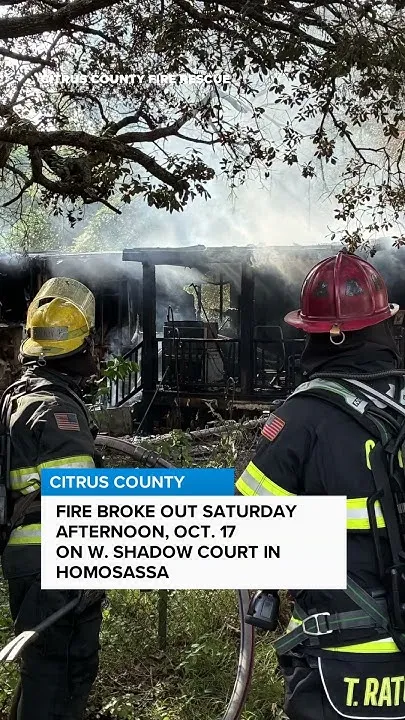 Fire sends 2 people to the hospital, kills 17 pets in Citrus County (Video)