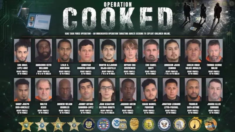 Operation Cooked Led to Arrests of Many Men in Central Florida