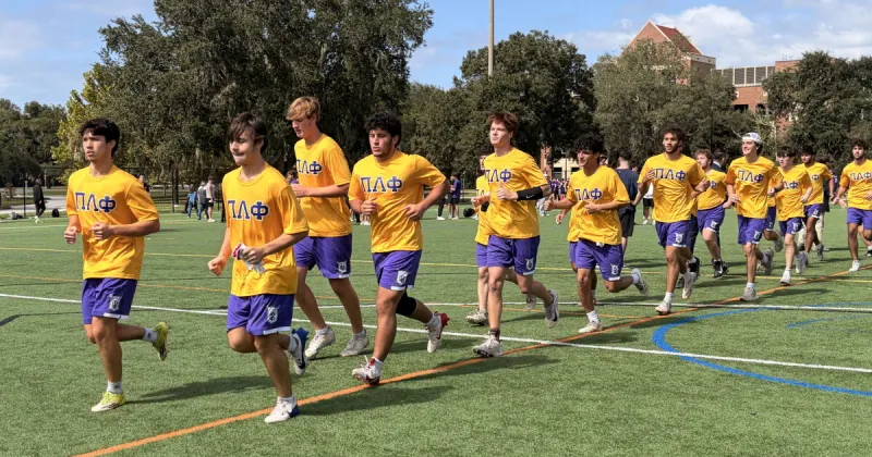 A game of flag football honors the memory of a former UF student