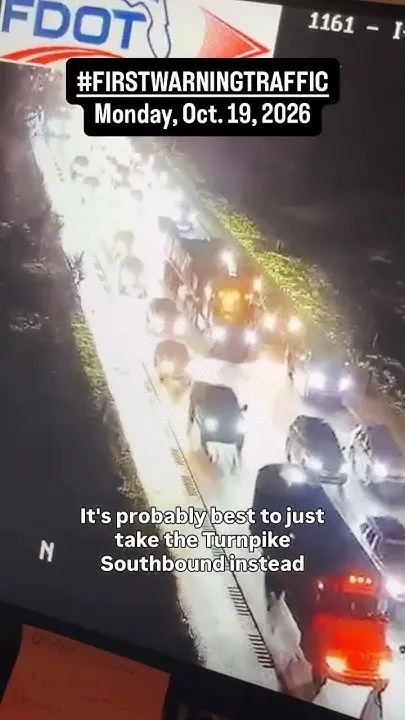 Heavy delays on I-95 south in Martin County following crash Monday morning (Video)