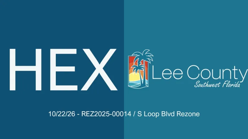 10/22/26 - HEX - REZ2025-00014 / S Loop Blvd Rezone (Video)