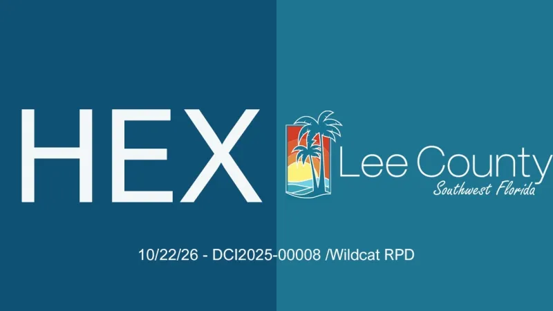 10/22/26 - HEX - DCI2025-00008 /Wildcat RPD (Video)