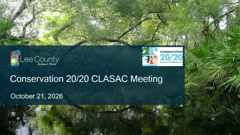 10/21/26 Conservation Land Acquisition and Stewardship Advisory Committee (CLASAC) Meeting (Video)