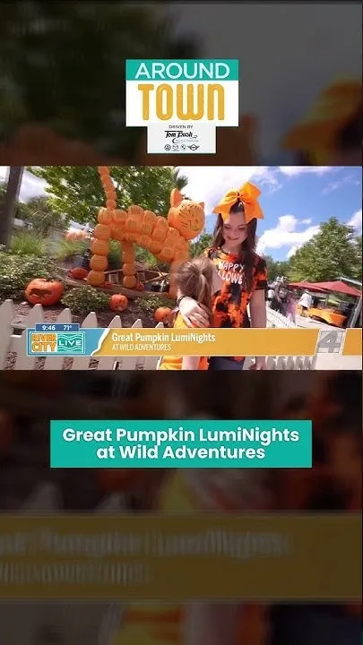 AROUND TOWN  Great Pumpkin LumiNights at Wild Adventures (Video)