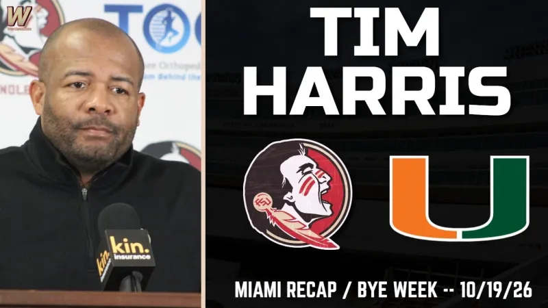 Tim Harris FSU Miami Recap 10-19-26 | FSU Football | Florida State Football | Warchant TV (Video)